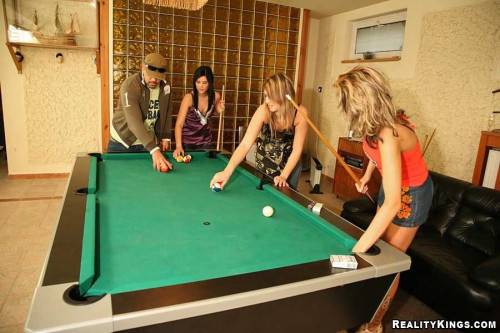 Madison Parker, Linda Ray And Emanuelle All With Fine Asses Get Banged In The Pool Room on nudepicso.com