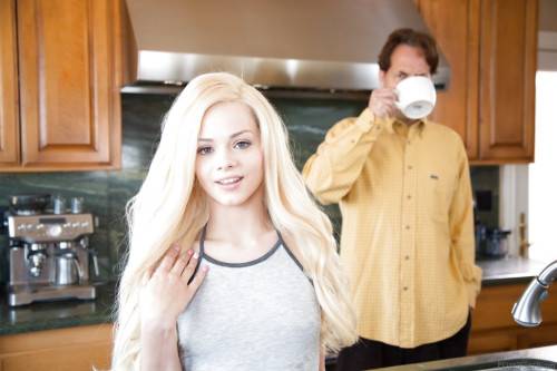 Gracile american blonde youthful Elsa Jean hard fucked after sucking huge dick - Usa on nudepicso.com
