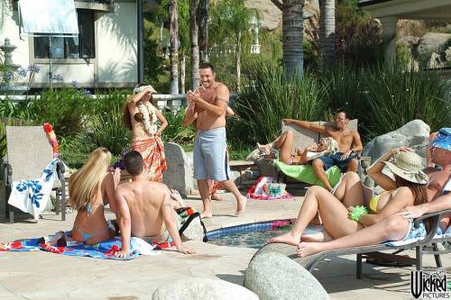 It Is On The Nudist Beach Where The Busty Chick Brittney Skye Participates In The Group Orgy on nudepicso.com