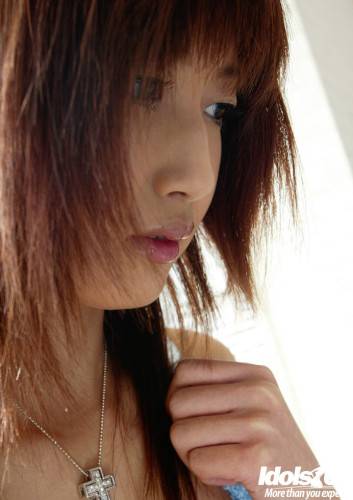 Stunning japanese teen Mio Komori exposing big tits and hairy pussy - Japan on nudepicso.com