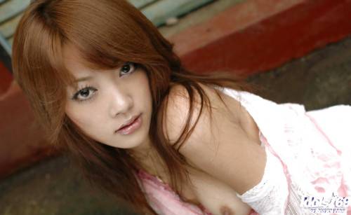 Foxy japanese teen Mai Kitamura reveals small tits and cute pussy - Japan on nudepicso.com