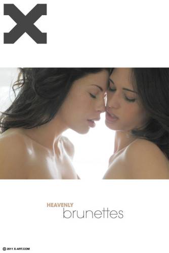 Two Angelic Lesbian Brunettes Tiffany Thompson And Brooklyn Make Love In The Morning. on nudepicso.com