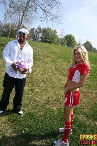 Small Titted Soccer Girl Paris Gables Gets Brutally Banged By Black Man With Oversized Dick on nudepicso.com