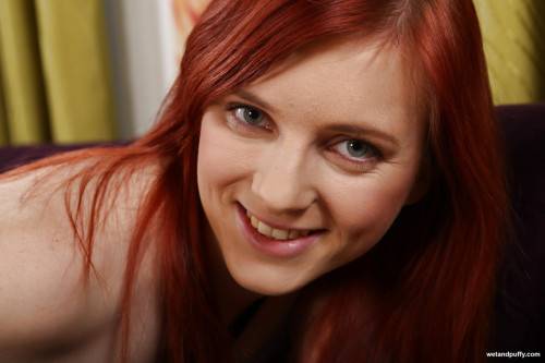 Rangy czech redheaded cutie Vanessa Shelby bares small tits and puts a toy in her twat - Czech Republic on nudepicso.com
