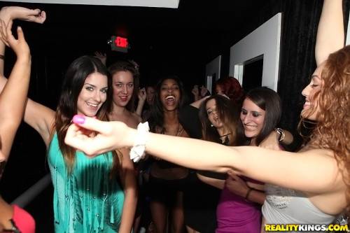 Excellent milf beauties Cindy Starfall, Stella May and Belle Sparkles in awesome orgy in the night club on nudepicso.com