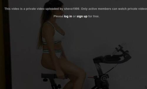 Exercise dildo bike Spin bike workout on nudepicso.com