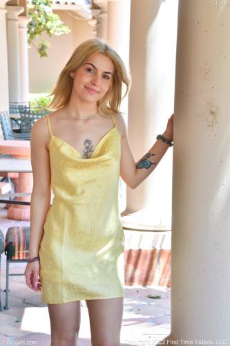 Chanel in Phallic Yellow Style by FTV Girls on nudepicso.com